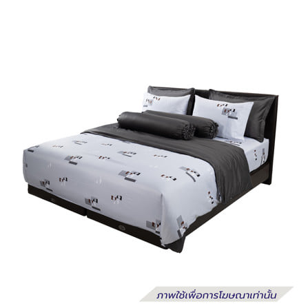 ชุดผ้าปูที่นอน 6 ฟุต (ชุด 7 ชิ้น) SANTAS COTTON USA METROLIFE GR_1