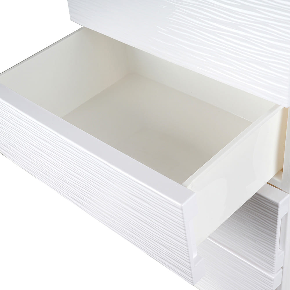ตู้ลิ้นชัก 5 ชั้น STACKO MOKU 56.5x43x100 ซม. สีขาว