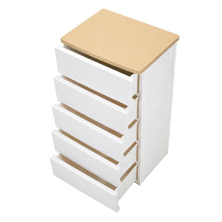 ตู้ลิ้นชัก 5 ชั้น STACKO MOKU 56.5x43x100 ซม. สีขาว_3