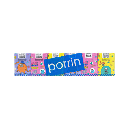 กระดาษเช็ดหน้า PORRIN MILLIONS MONSTER 10 แผ่น (แพ็ก 12 ชิ้น)_1