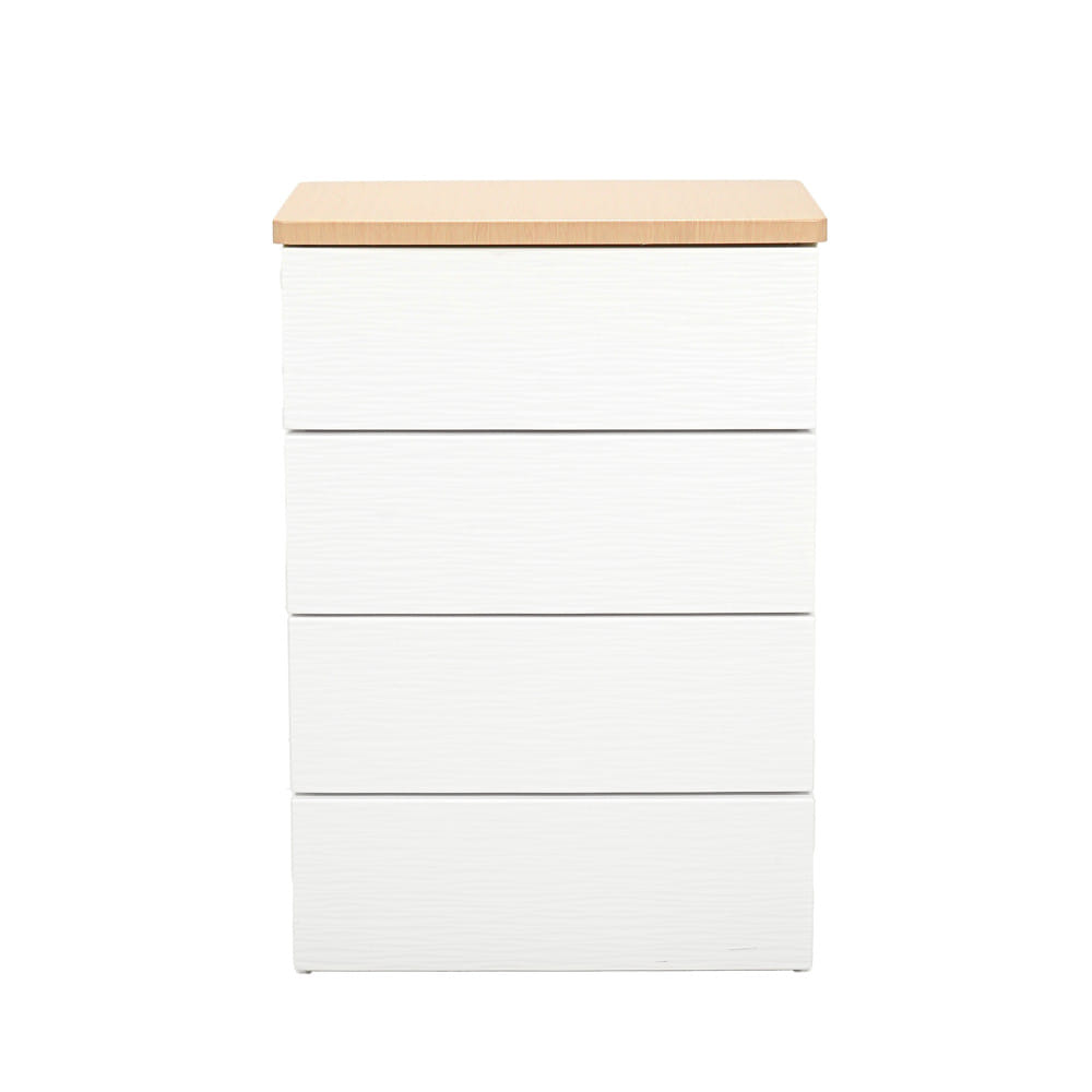 ตู้ลิ้นชัก 4 ชั้น STACKO MOKU 56.5x43x81 ซม. สีขาว