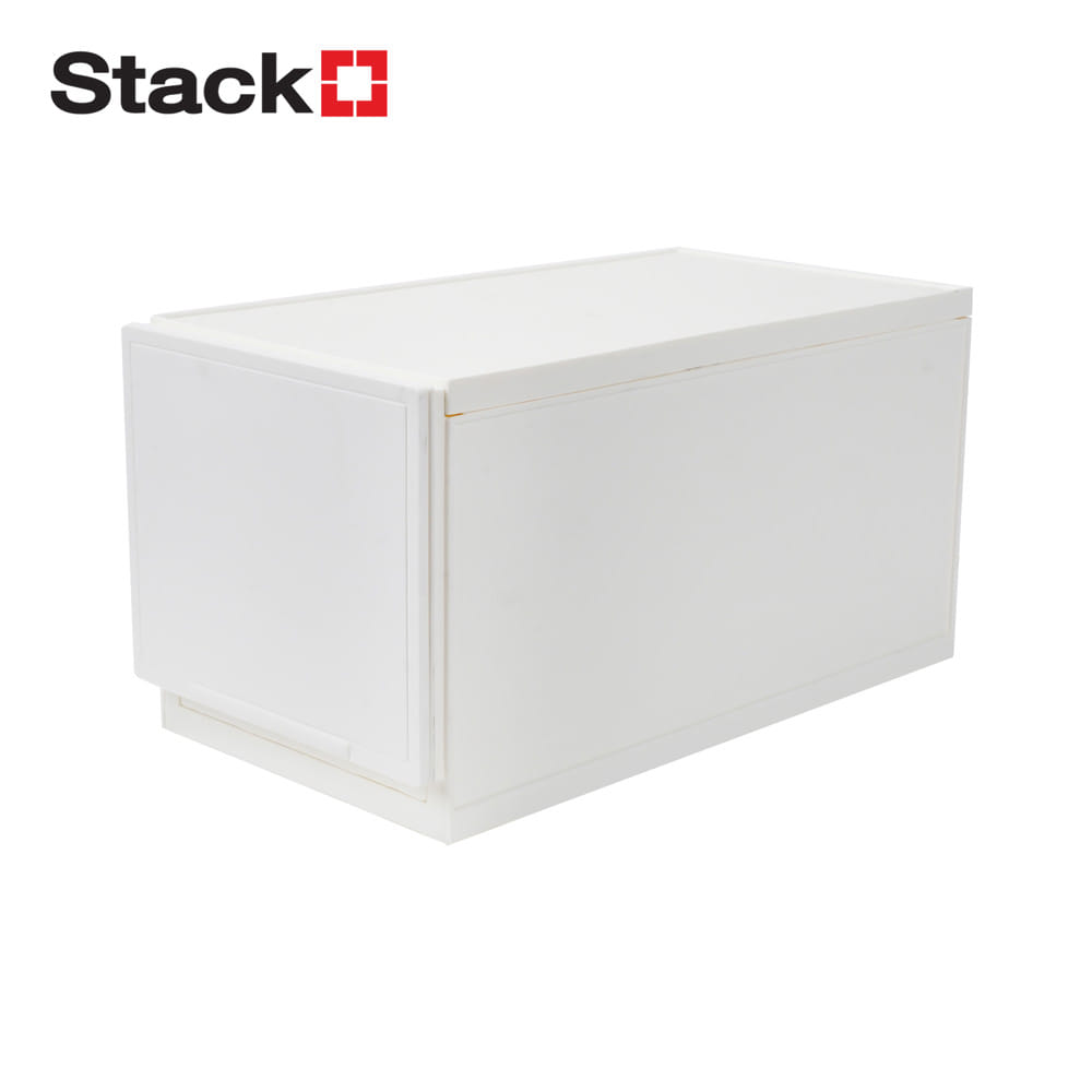 กล่องลิ้นชัก STACKO NETA ไซซ์ M 18.8x35.5x18.8 ซม. สีขาว