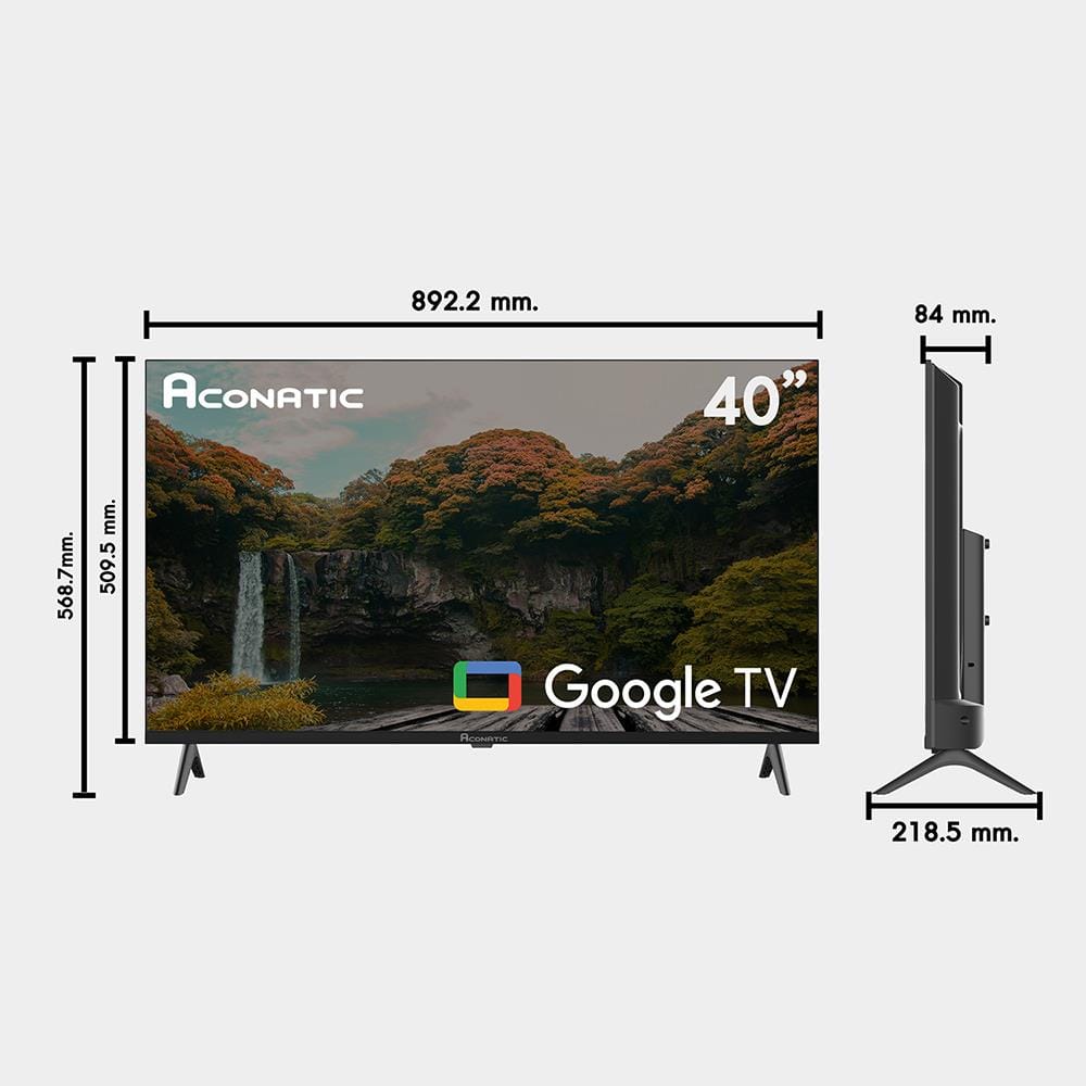 ทีวีแอลอีดี 40 นิ้ว ACONATIC (FULL HD, LED, GOOGLE TV) 40HSA120AN