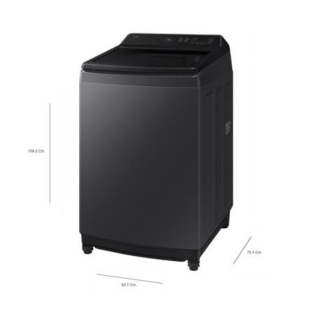 เครื่องซักผ้าฝาบน SAMSUNG WA40F19E7CST 19 กก. 700 RPM อินเวอร์เตอร์ สีดำ_5