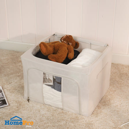 กล่องจัดเก็บอเนกประสงค์ PLIM TIDY 66 ลิตร สีขาว_4