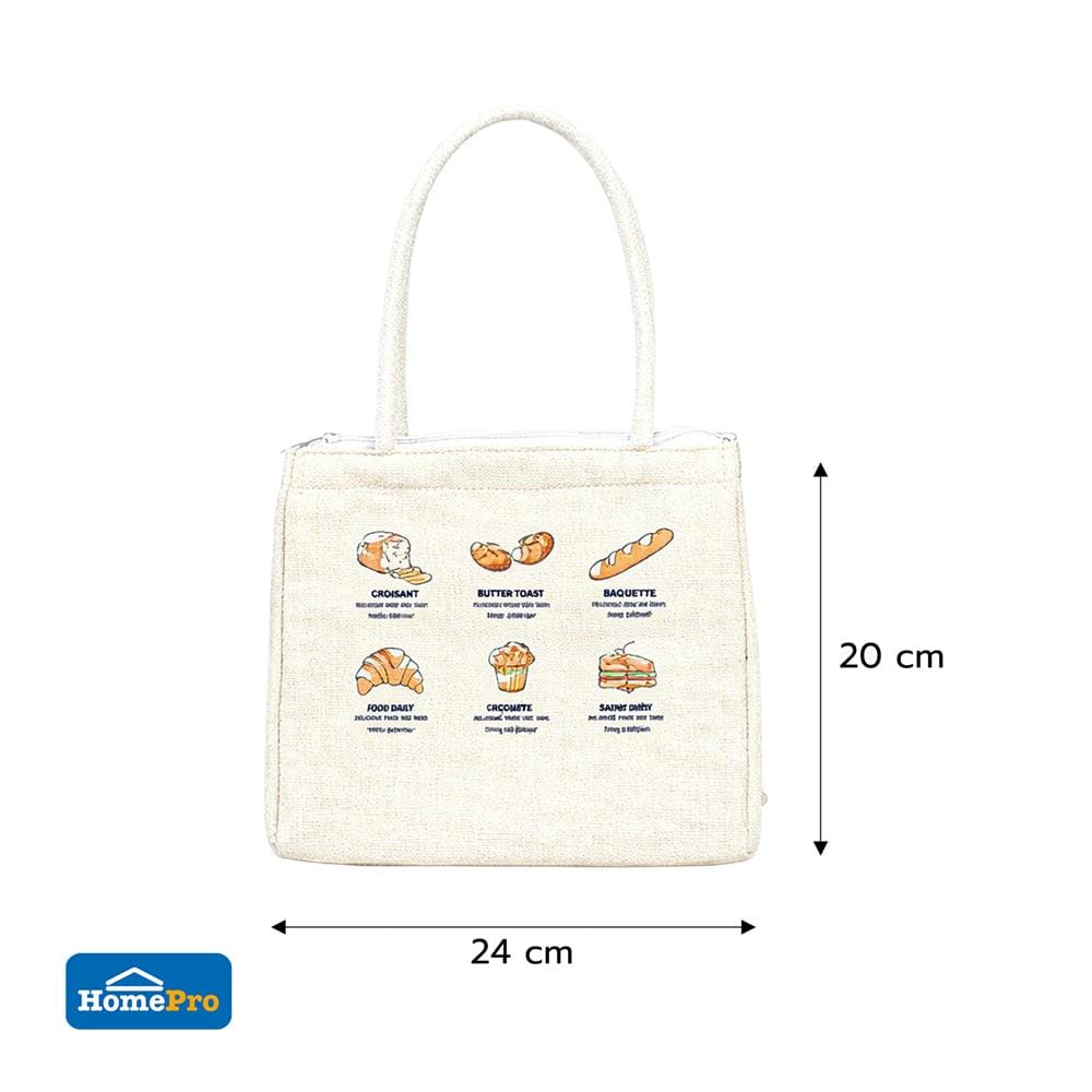 กระเป๋าเก็บอุณหภูมิ PLIM CROISSANT TOTE สีขาว