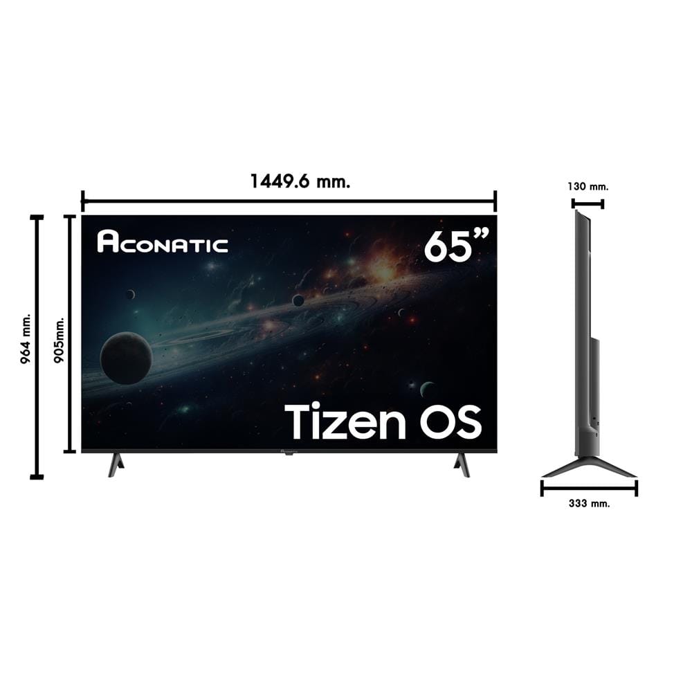 ทีวีคิวแอลอีดี 65 นิ้ว ACONATIC (4K, QLED, TIZEN) 65QSX900AN