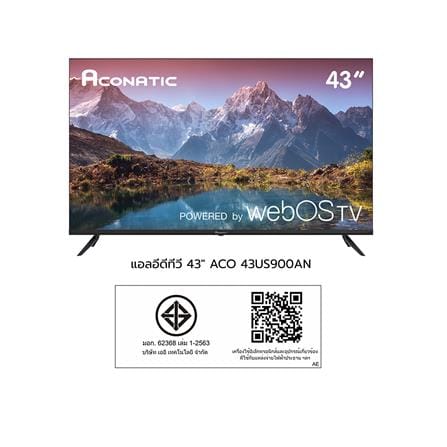 ทีวีแอลอีดี 43 นิ้ว ACONATIC (4K, LED, WEB OS) 43US900AN_4