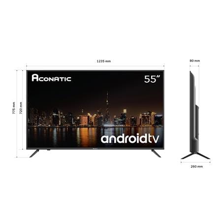 ทีวีแอลอีดี 55 นิ้ว ACONATIC (4K, LED, ANDROID TV) 55US500AN_4