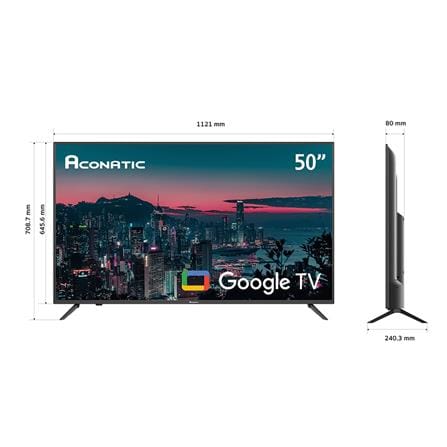 ทีวีแอลอีดี 50 นิ้ว ACONATIC (4K, LED, GOOGLE TV) 50US500AN_4