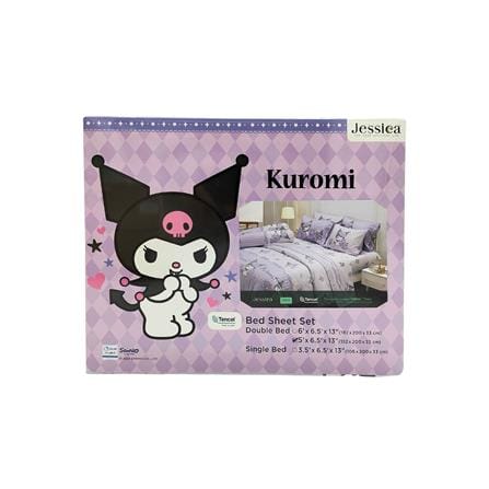 ชุดผ้าปูที่นอน 5 ฟุต (ชุด 5 ชิ้น) JESSICA KUROMI 20165-T026_3
