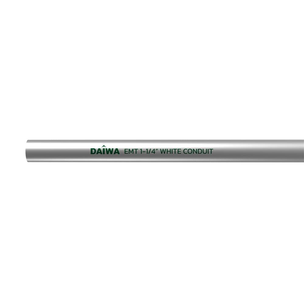 ท่อตรงเหล็กบาง EMT DAIWA 1-1/4 นิ้ว 3 เมตร สีเงิน_1
