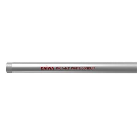 ท่อตรงเหล็กหนา IMC DAIWA 1-1/2 นิ้ว 3 เมตร สีเงิน_0