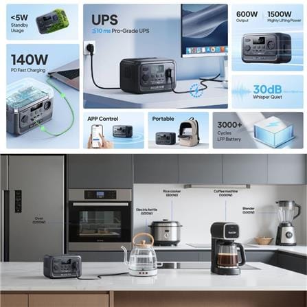 POWER BOX BLUETTI ELITE 30V2 600 วัตต์ สีฟ้า_3