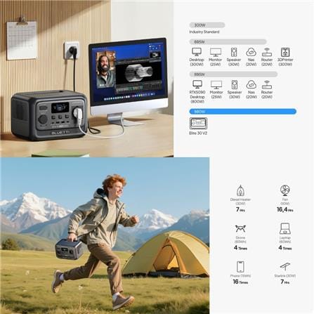 POWER BOX BLUETTI ELITE 30V2 600 วัตต์ สี LIGHT SAND GREY_6