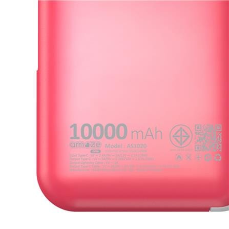แบตสำรอง AMAZE ONE AMCB003 10000 MAH สี Pink Velvet_4