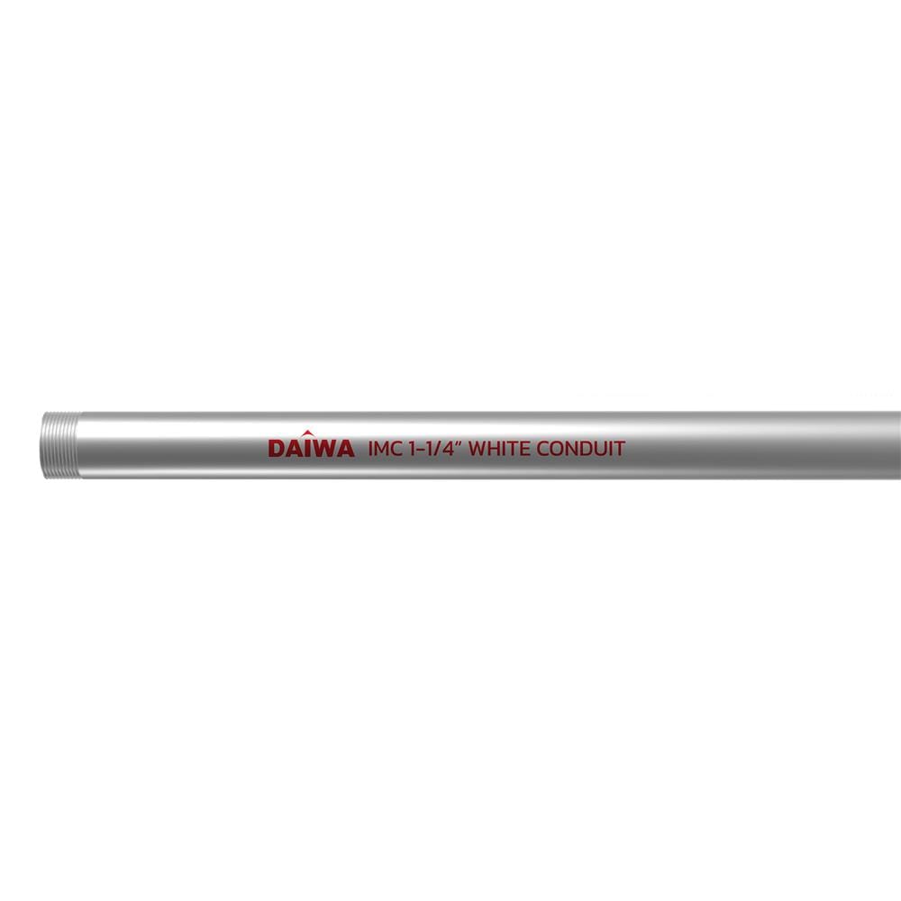 ท่อตรงเหล็กหนา IMC DAIWA 1-1/4 นิ้ว 3 เมตร สีเงิน_1