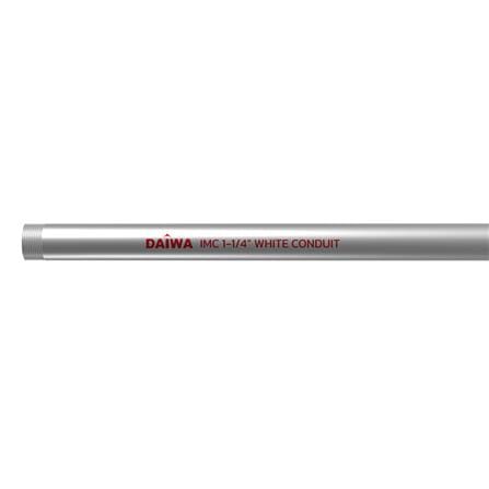 ท่อตรงเหล็กหนา IMC DAIWA 1-1/4 นิ้ว 3 เมตร สีเงิน_0
