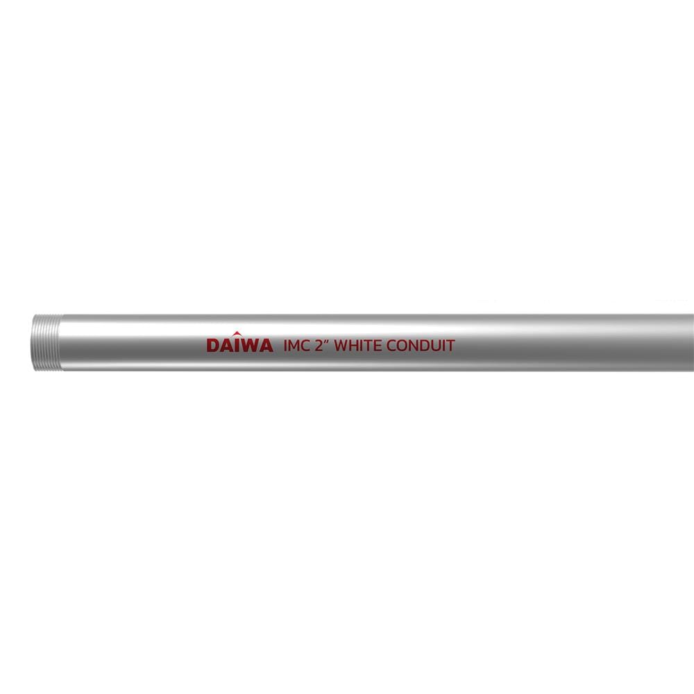 ท่อตรงเหล็กหนา IMC DAIWA 2 นิ้ว ยาว 3 เมตร สีเงิน_1