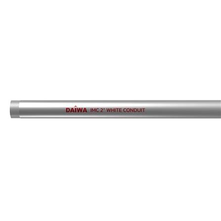 ท่อตรงเหล็กหนา IMC DAIWA 2 นิ้ว ยาว 3 เมตร สีเงิน_0