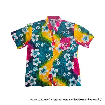 เสื้อลายดอก SONGKRAN อก 46 นิ้ว คละสี (1 ชิ้น)_0