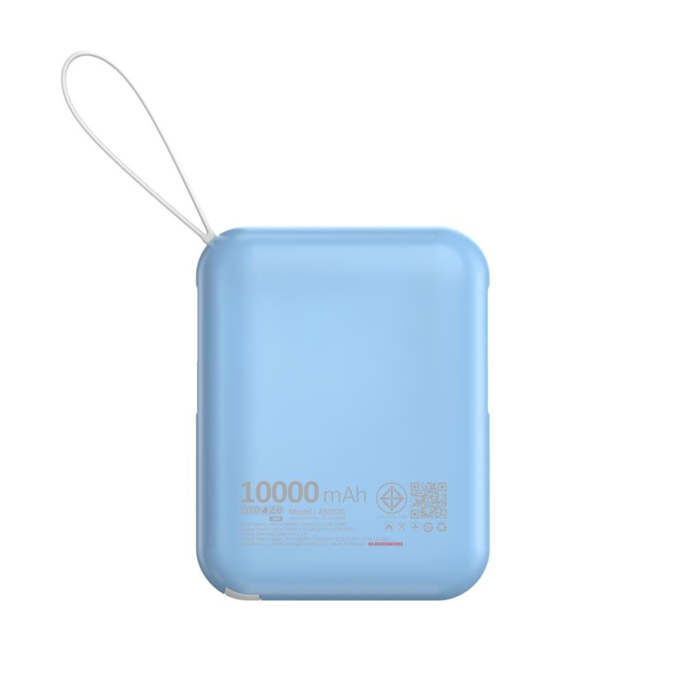 แบตสำรอง AMAZE ONE AMCB003 10000 MAH สีฟ้า