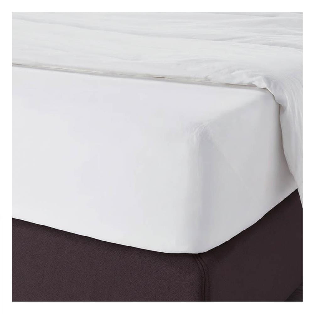ผ้าปูที่นอน DREAMERY CT 250T SATEEN หนา 12 นิ้ว 74x110 นิ้ว สีขาว (แพ็ก 2 ชิ้น)