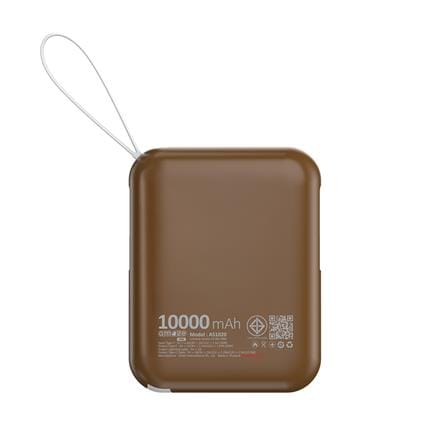 แบตสำรอง AMAZE ONE AMCB003 10000 MAH สีน้ำตาล_1