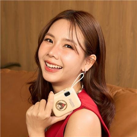 แบตสำรอง AMAZE ONE AMCB003 10000 MAH สีครีม_5