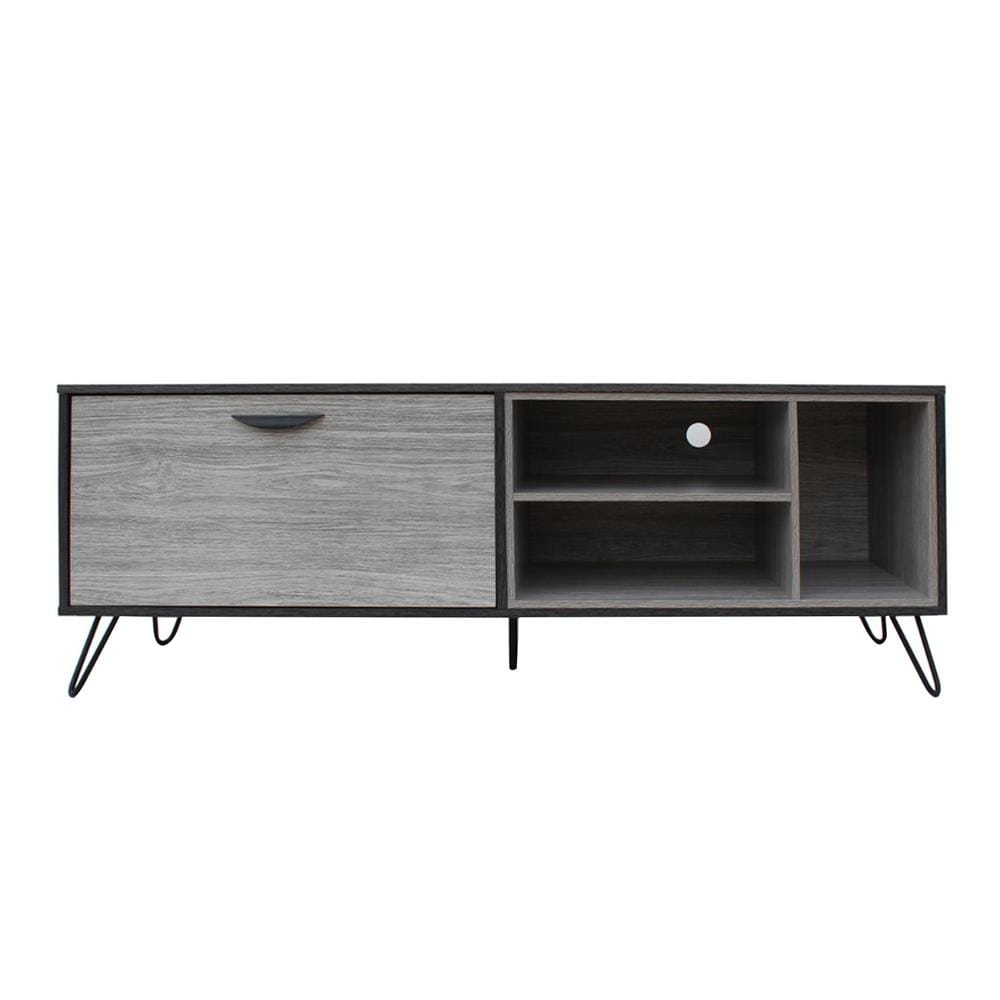 ตู้วางทีวี TOMATO HOME MODERN 150 ซม. สีเทาลายไม้