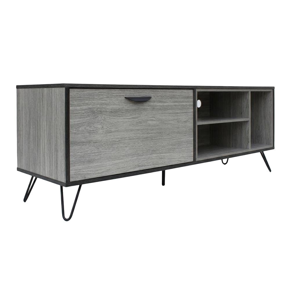 ตู้วางทีวี TOMATO HOME MODERN 150 ซม. สีเทาลายไม้