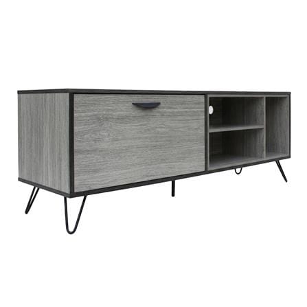 ตู้วางทีวี TOMATO HOME MODERN 150 ซม. สีเทาลายไม้_1