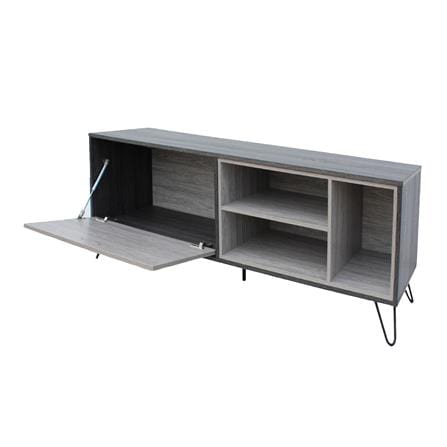 ตู้วางทีวี TOMATO HOME MODERN 150 ซม. สีเทาลายไม้_2