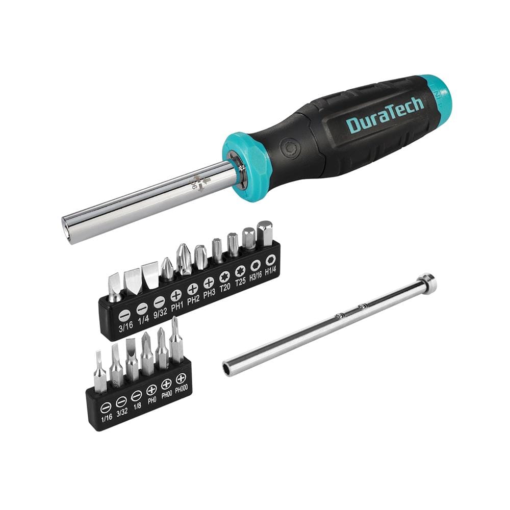 ชุดไขควงพร้อม T-bar DURATECH DT403027 (18 ชิ้น)