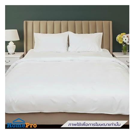 ผ้าปูที่นอน DREAMERY CT 250T SATEEN หนา 12 นิ้ว 92x110 นิ้ว สีขาว (แพ็ก 2 ชิ้น)_3