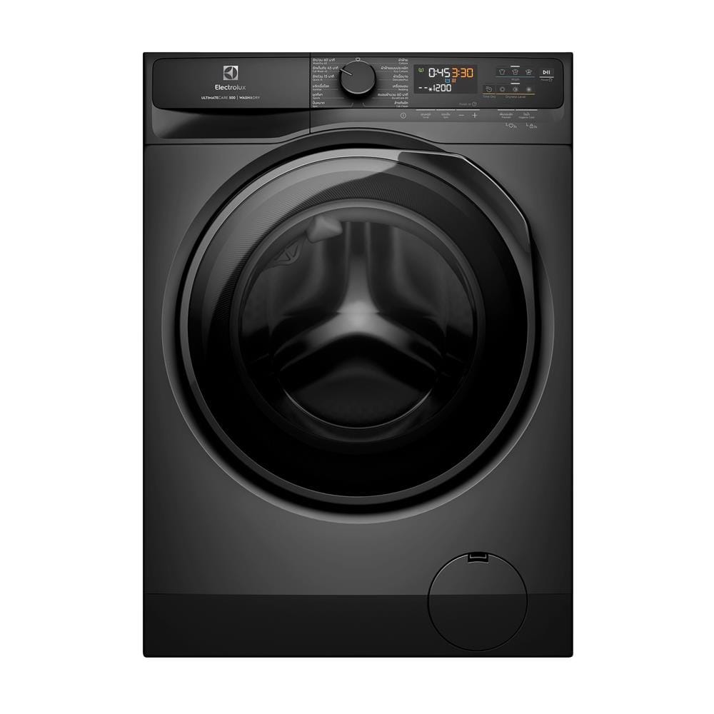 เครื่องซักอบผ้าฝาหน้าพร้อมขาตั้ง ELECTROLUX EWW1143P5SC 11/7 กก. 1400RPM อินเวอร์เตอร์ สีเทาเข้ม
