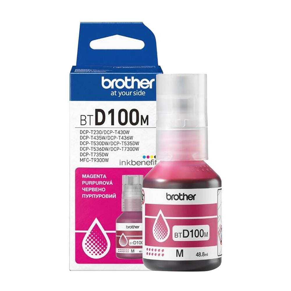 หมึกเติม BROTHER BT-D100 สีชมพู