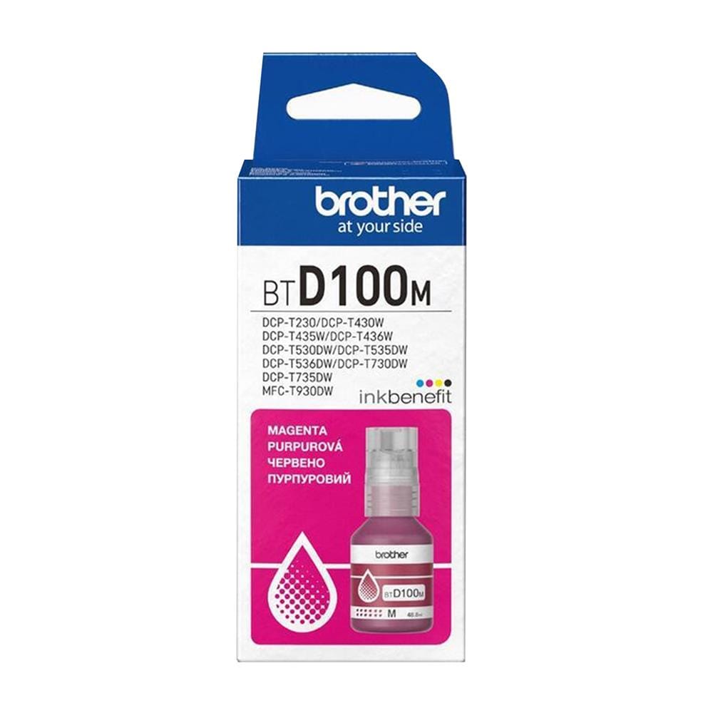 หมึกเติม BROTHER BT-D100 สีชมพู