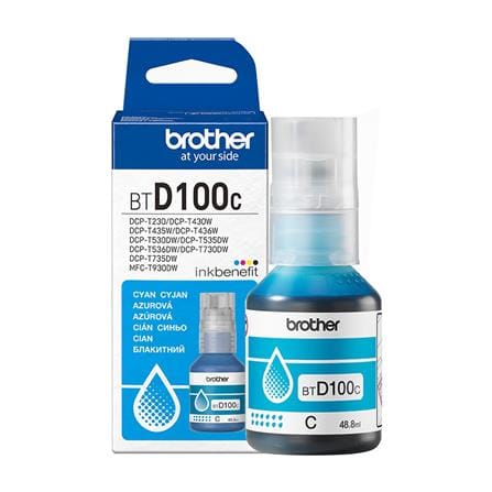 หมึกเติม BROTHER BT-D100 สีฟ้า
