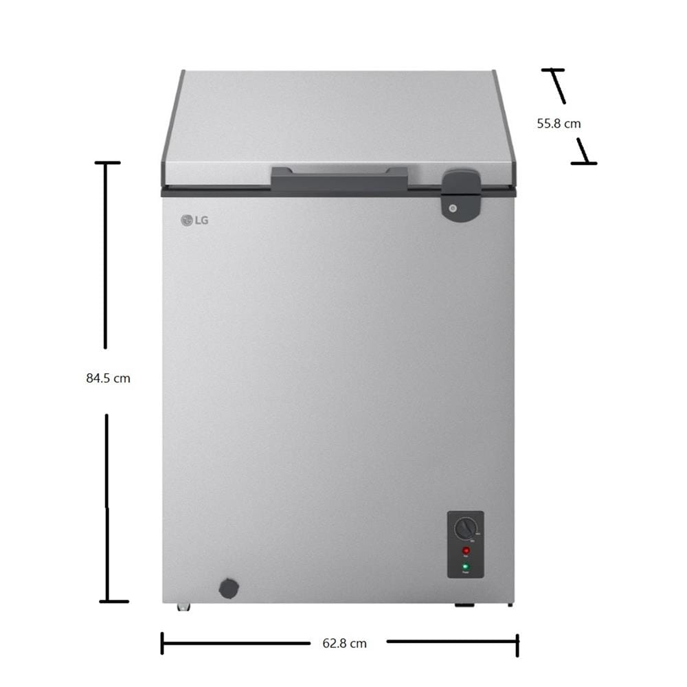 ตู้แช่ 1 ระบบ LG GC-B155BQCF.ADVPLMT 4.8 คิว สีเงิน