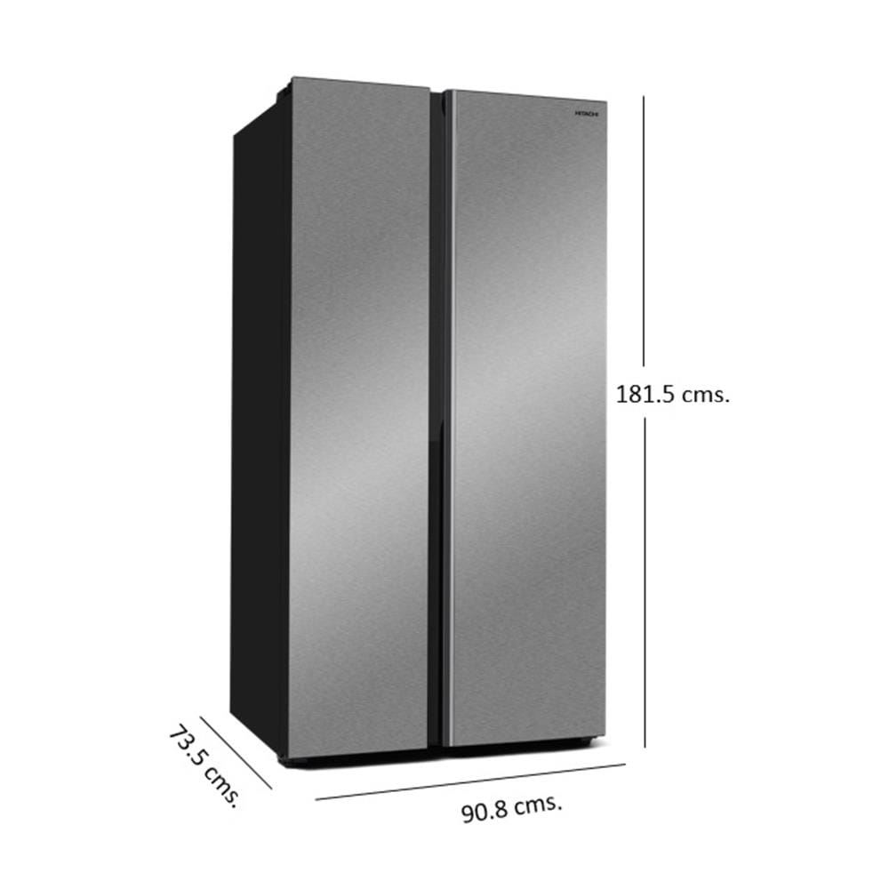 ตู้เย็น SIDE BY SIDE HITACHI HRSN9713ESXTH 23.2 คิว อินเวอร์เตอร์ สีเงิน