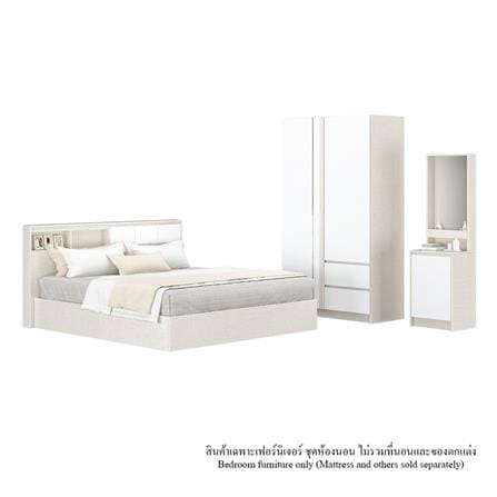 ชุดห้องนอน 5 ฟุต KONCEPT MACHI-5 สี WHITE_0