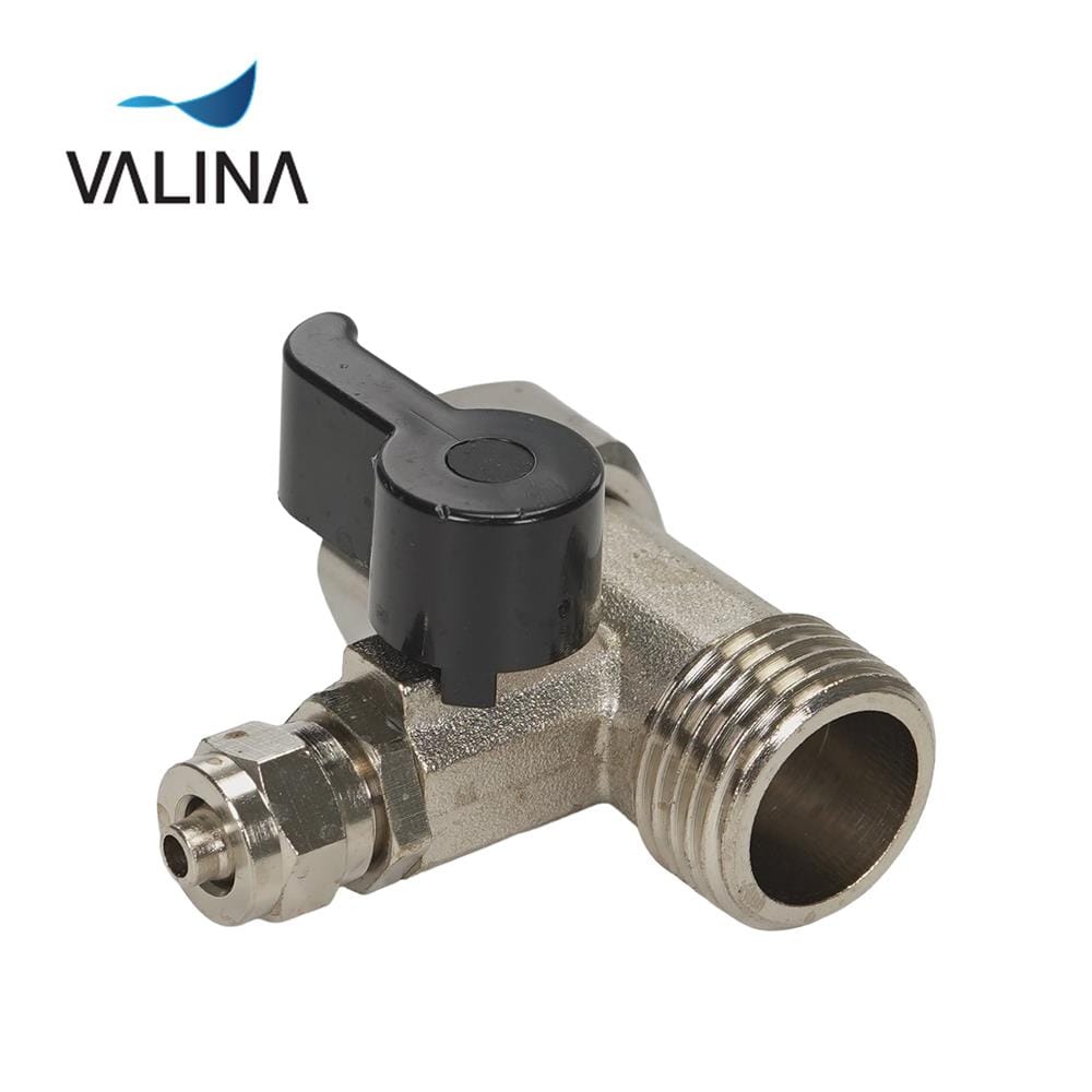บอลวาล์ว 3 ทาง เครื่องกรองน้ำ VALINA 1/2 x 1/4 นิ้ว