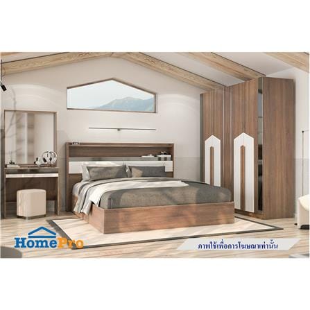ชุดห้องนอน 6 ฟุต KONCEPT ODENSE-2 สี MOCHA OAK_5
