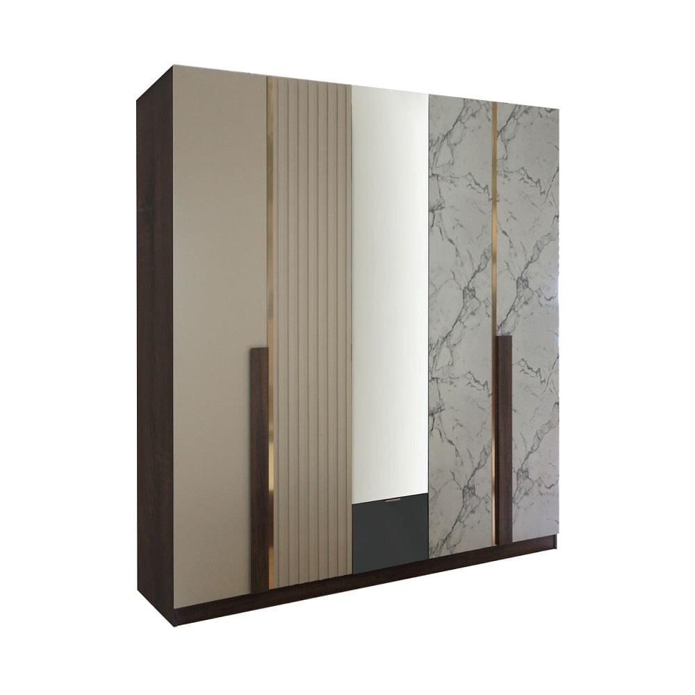 ชุดห้องนอน 6 ฟุต KONCEPT 2-ELLENA สี MOCHA OAK