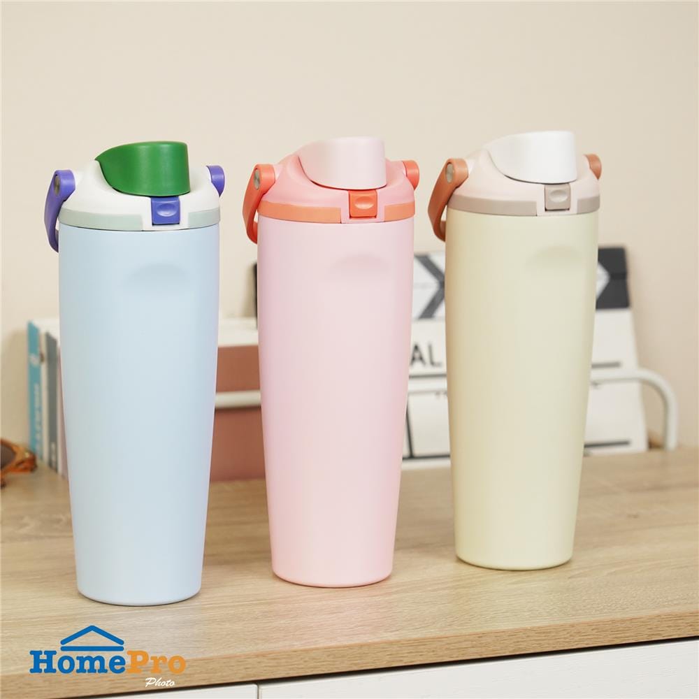 กระติกสุญญากาศ 0.9 ลิตร HOMEPRO CANDY COLOR สีครีม