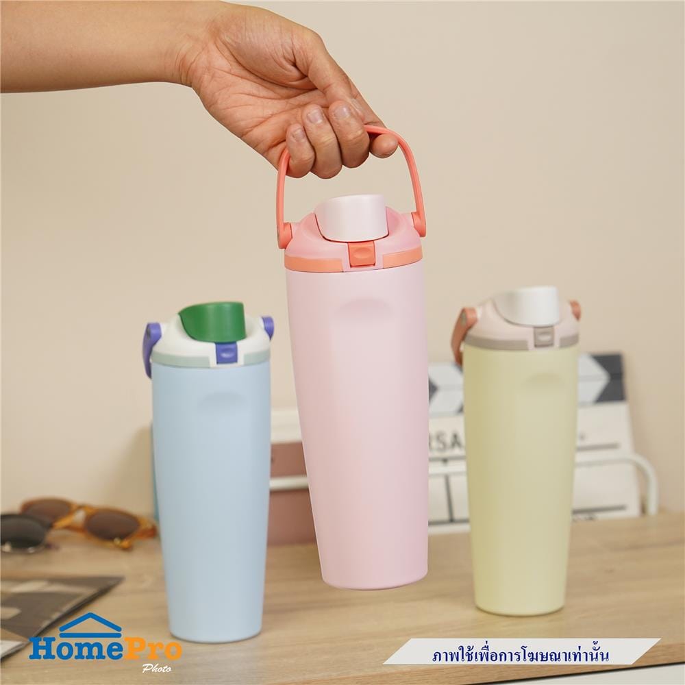 กระติกสุญญากาศ 0.9 ลิตร HOMEPRO CANDY COLOR สีชมพู