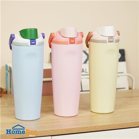 กระติกสุญญากาศ 0.9 ลิตร HOMEPRO CANDY COLOR สีฟ้า_5