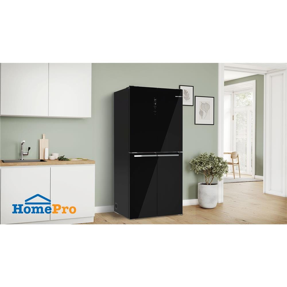 ตู้เย็น MULTI DOOR BOSCH KMC85LBEA 19 คิว สีกระจกดำ