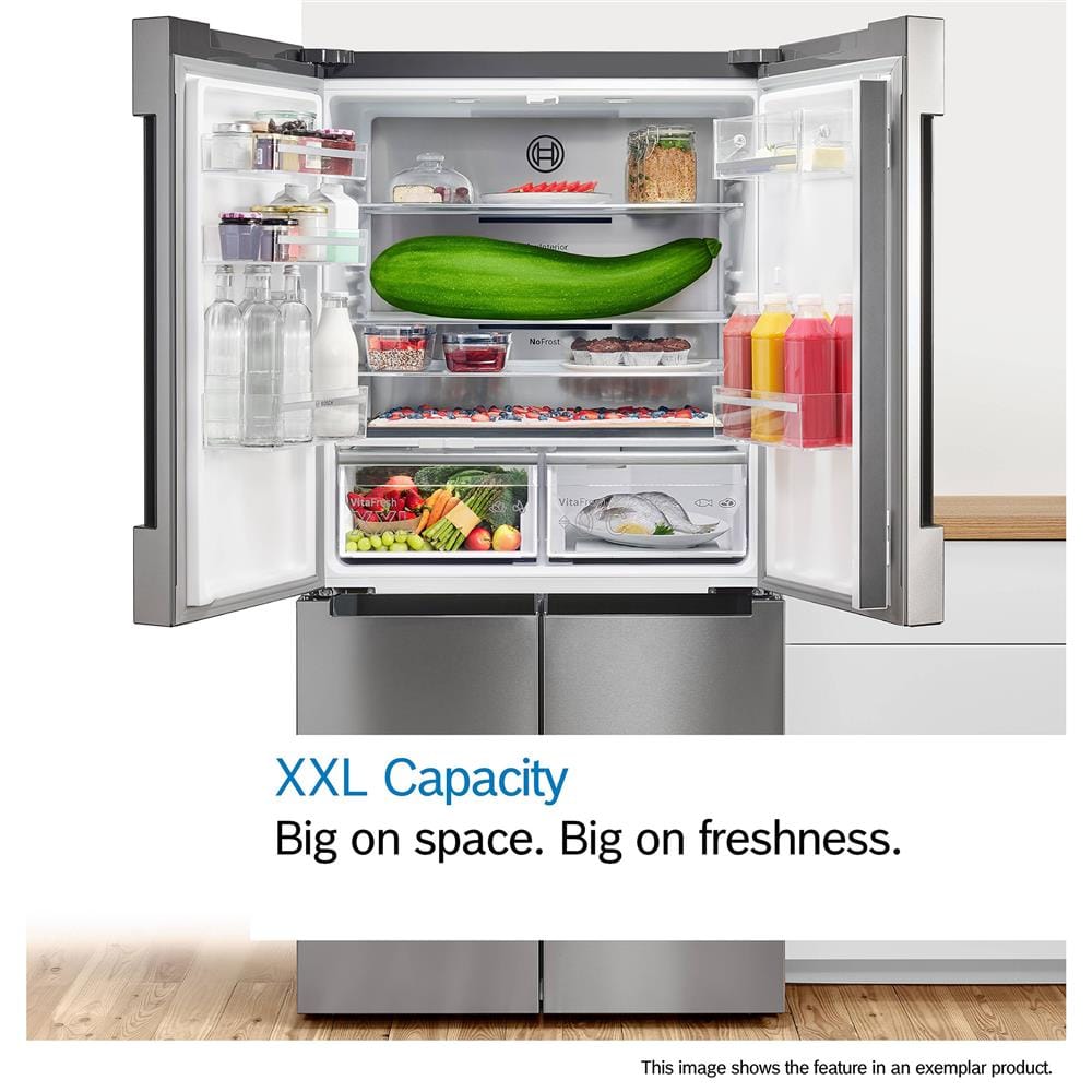 ตู้เย็น MULTI DOOR BOSCH KMC85LBEA 19 คิว สีกระจกดำ